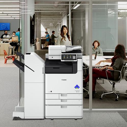 Canon imageRUNNER ADVANCE DX 6855i copier in the office