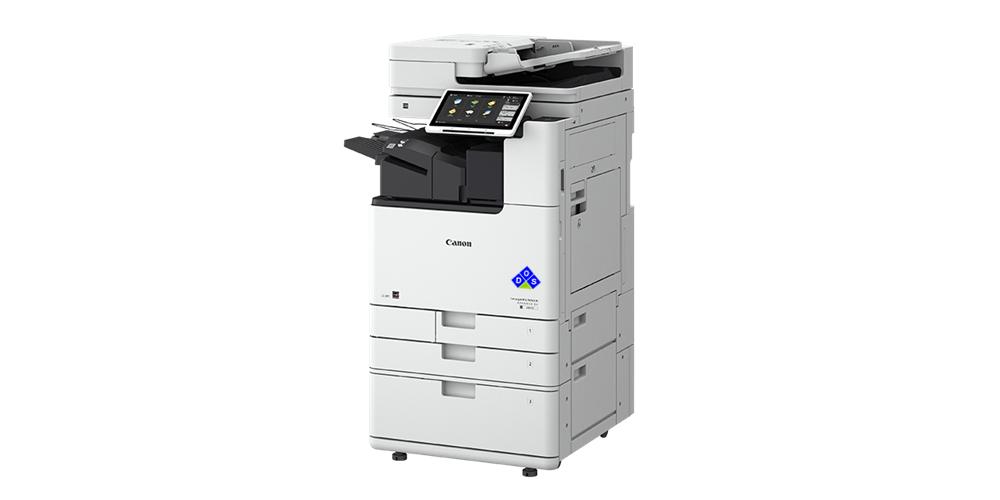 imageRUNNER ADVANCE DX 4945i right view with inner finisher and large capacity paper drawer