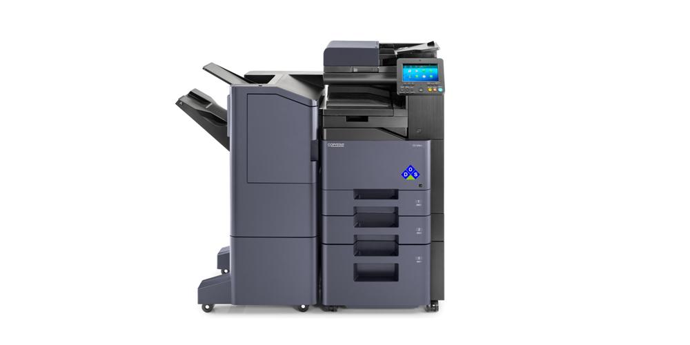 TASKalfa 408ci front view with 3,000 sheet finisher